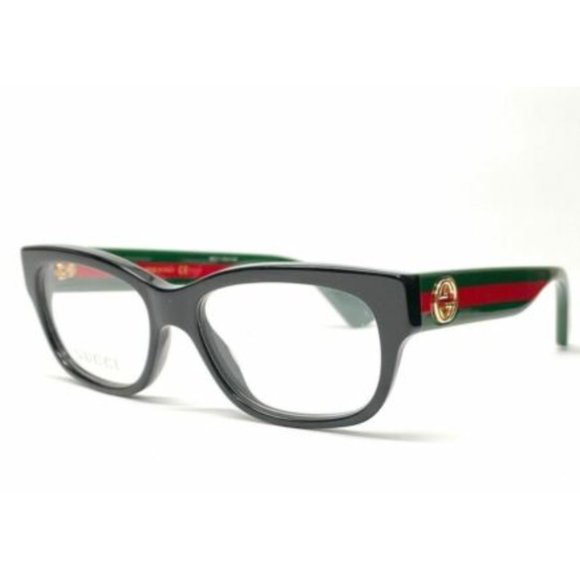 Gucci Women's Black and Green Eyeglasses! - Picture 1 of 3